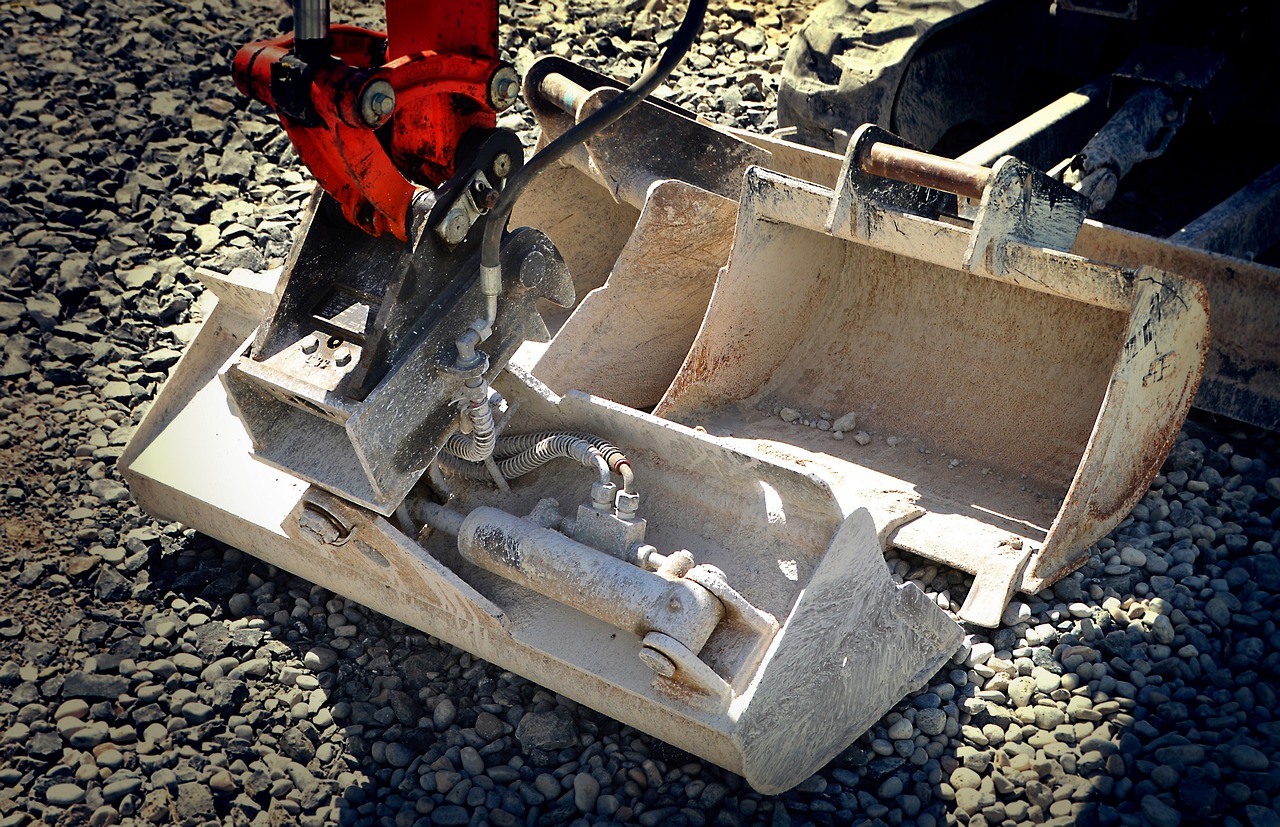 A graded and compacted foundation pad on a Waco build site